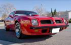 1974 Pontiac Firebird Coupe,Trans Am Coupe with red exterior