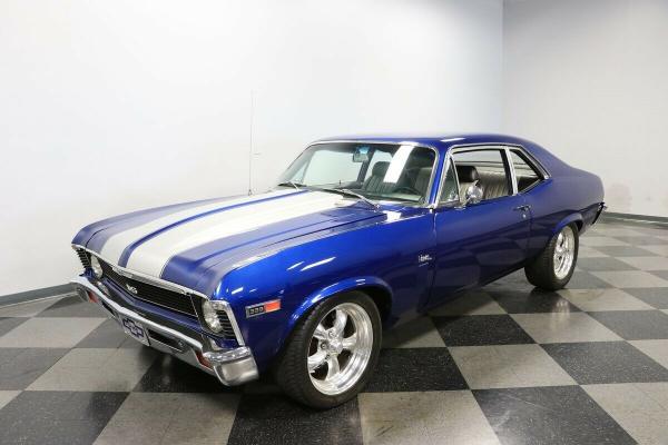 1969 Chevrolet Nova SS 396 Tribute Chevy muscle sports Blue Metallic car coupe