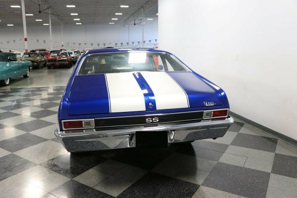 1969 Chevrolet Nova SS 396 Tribute Chevy muscle sports Blue Metallic car coupe