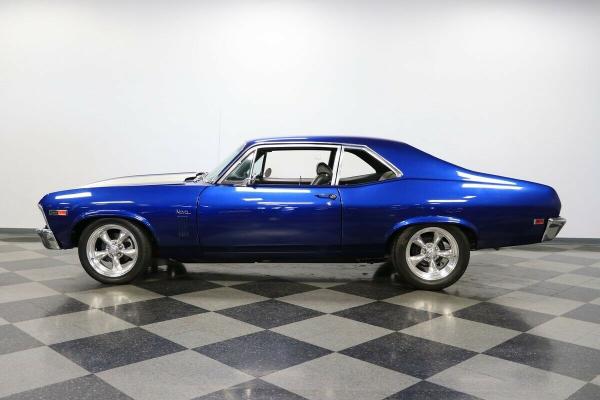 1969 Chevrolet Nova SS 396 Tribute Chevy muscle sports Blue Metallic car coupe