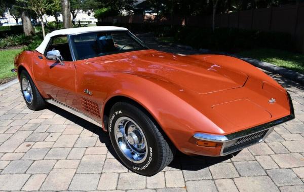 1970 Chevrolet Corvette Convertible Chevrolet Bronze 350ci Power Brakes