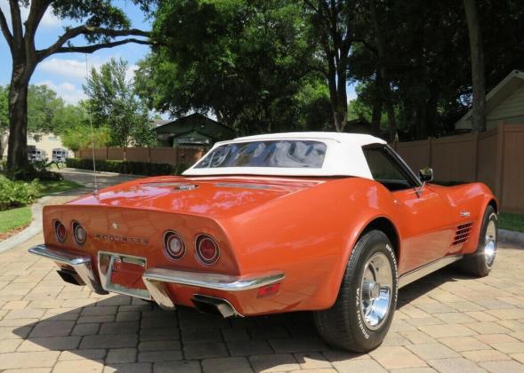 1970 Chevrolet Corvette Convertible Chevrolet Bronze 350ci Power Brakes