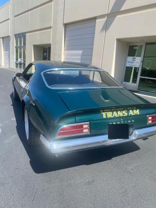 1973 Pontiac Trans Am Green 455 with 400 Turbo automatic trans 750 miles