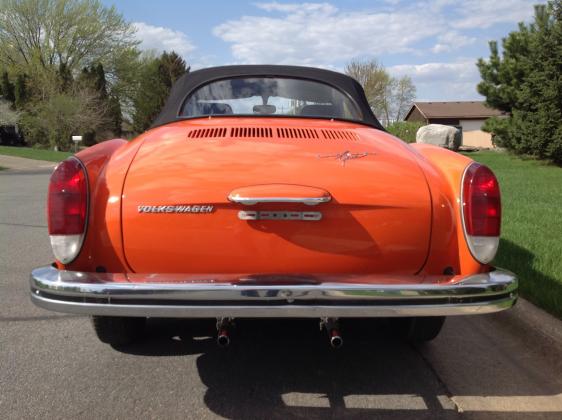 1974 Volkswagen Karmann Ghia Cabriolet Orange Rust FREE