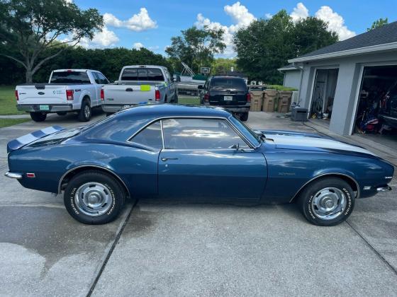 1968 Chevrolet Camaro RS 350 CID V8 Engine