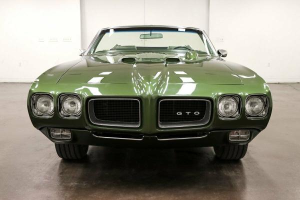 1970 Pontiac GTO  12740 Miles Pepper Green Convertible 455 Pontiac V8