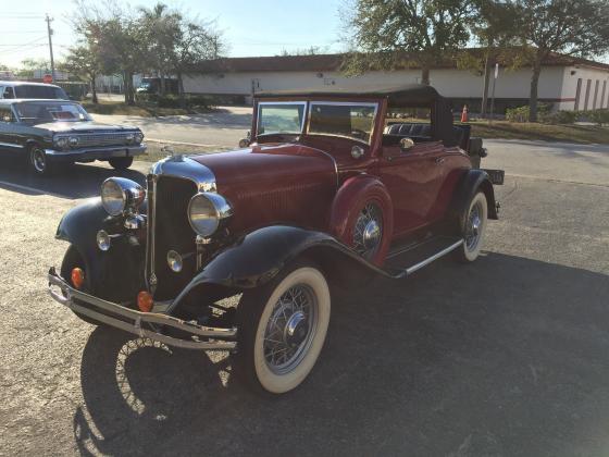 1932 Chrysler Flathead CI-6 Manual Convertible