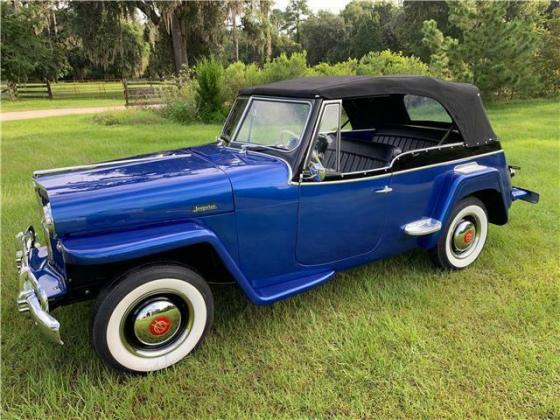 1949 Willys Jeepster Chrome 134 CI Engine