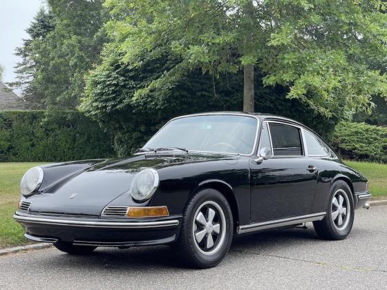 1965 Porsche 911 Sunroof Coupe Original Black on Black Car 18082 Miles