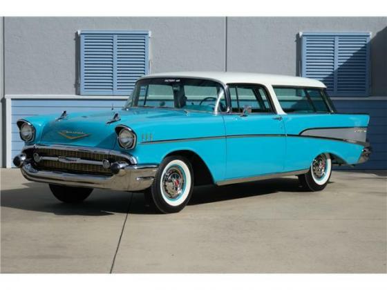 1957 Chevrolet Nomad Frame Off Restoration Turquoise outstanding condition