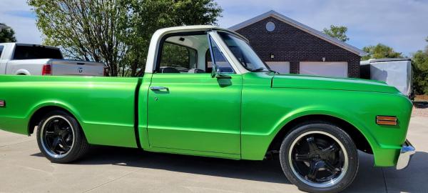 1970 Chevrolet C 10 odometer shows 53830 miles