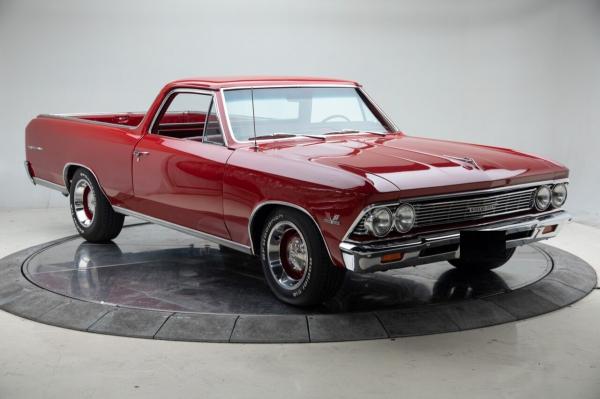 1966 Chevrolet El Camino V8 6 5L Manual 4 Speed Pickup Truck Regal Red