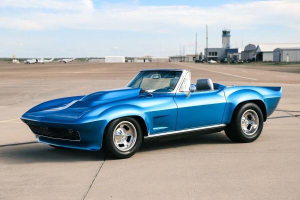 1966 Chevrolet Corvette 1797 Miles BLUE Convertible 355ci V8 700R4