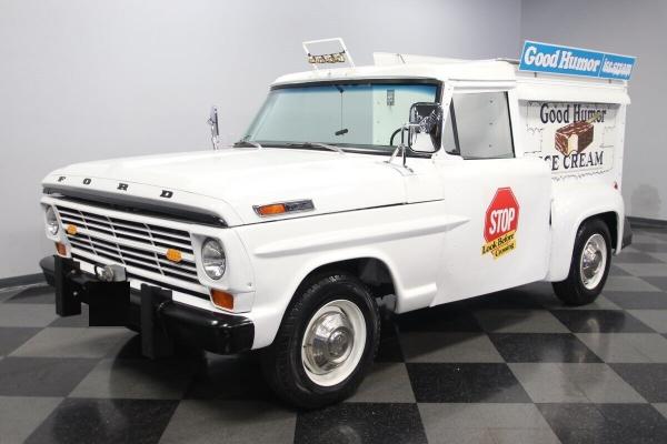 1969 Ford F 250 Good Humor Ice Cream Truck 240 CI I6 1368 Miles