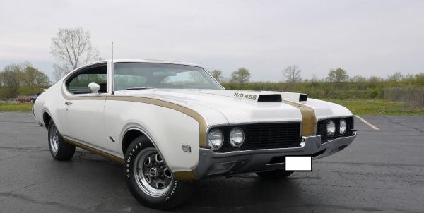 1969 Oldsmobile 8 Cyl White 442 Hurst