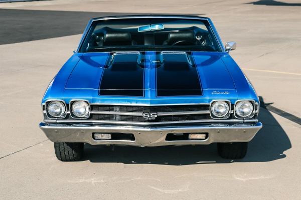 1969 Chevrolet Chevelle Convertible 327ci V8 34072 Miles BLUE