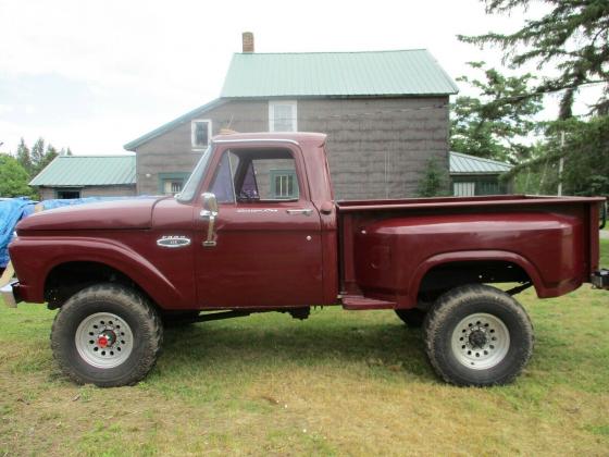 1966 Ford F 250 Custom 429 motor less than 500 miles