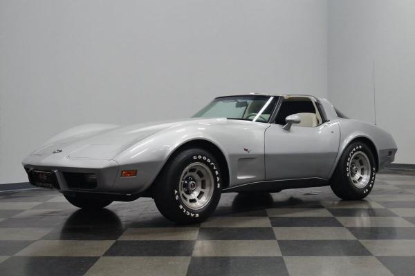 1978 Chevrolet Corvette Silver Metallic 350 V8 L48 5740 Miles