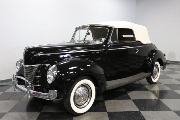 1940 Ford Deluxe Convertible Flathead V8 2569 Miles