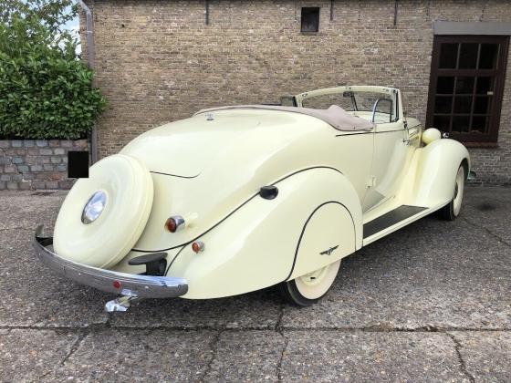 1936 Hudson Deluxe Eight Convertible Coupe 58558 Miles