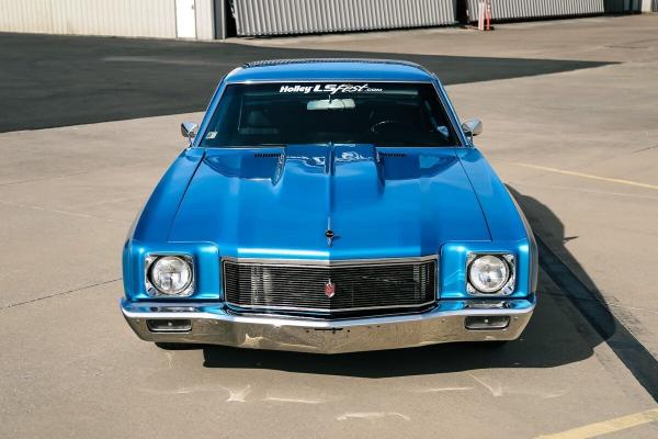 1971 Chevrolet Monte Carlo SS 1132 Miles Marina Blue Metallic Coupe