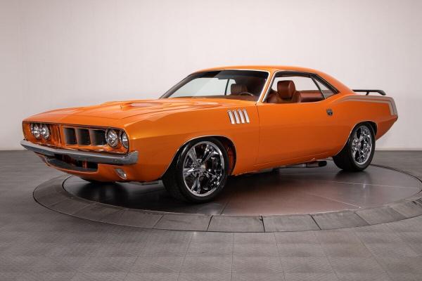 1971 Plymouth Barracuda Orange Hardtop 501ci V8 250 Miles