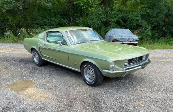 1968 Ford Mustang FASTBACK GT J CODE 302 4BBL AUTO AC DELUXE INTERIOR