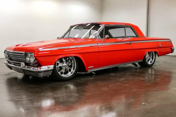 1962 Chevrolet Impala SS Restomod 1999 Miles RED Coupe 409ci V8