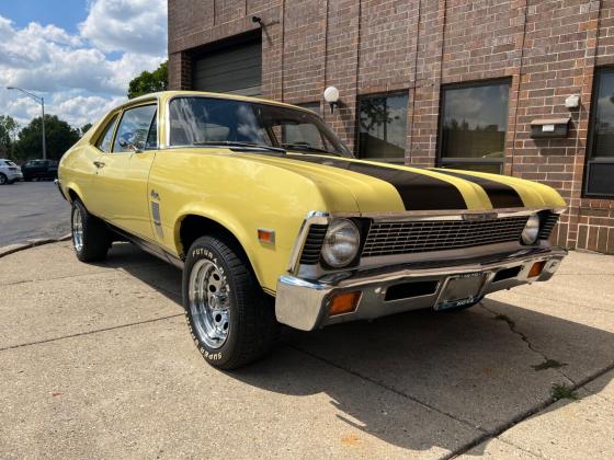 1970 Chevrolet Nova Soft Yellow With Black Interior 350 V8