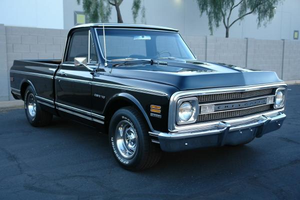 1970 Chevrolet C 10 Black with 66104 Miles