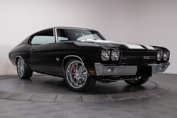 1970 Chevrolet Chevelle Tuxedo Black Hardtop LS3 V8 Fresh RestoMod