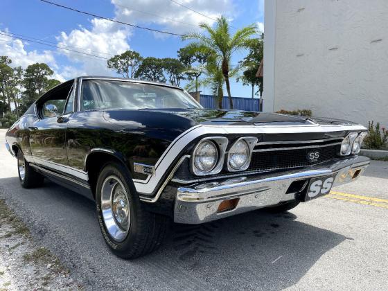 1968 Chevrolet Chevelle SS 396 Black Coupe 76475 miles