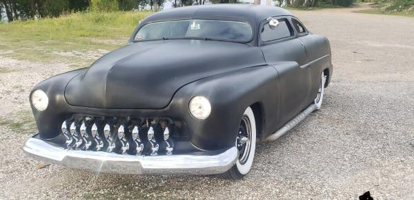 1951 Mercury Custom Black on Black 20065 Miles