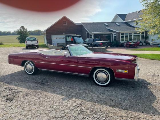 1975 Cadillac Eldorado Convertible 49700 Miles