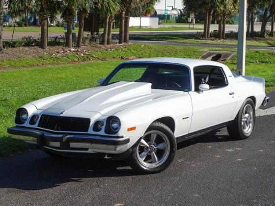 1976 Chevrolet Camaro Type LT Slick white paint 141 Miles