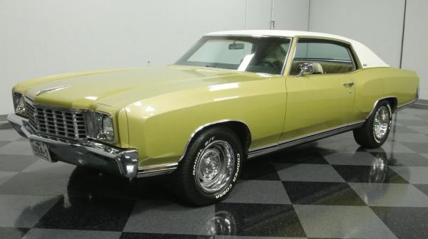 1972 Chevrolet Monte Carlo 98774 Miles luxury coupe