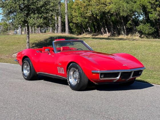 1969 Chevrolet Corvette Stingray Convertible Roadster 2 Tops 350 V8