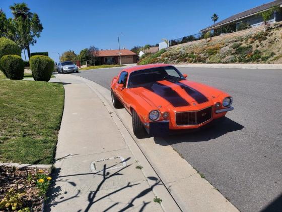 1970 Chevrolet Camaro RS Z28 Hugger Orange 79585 Miles