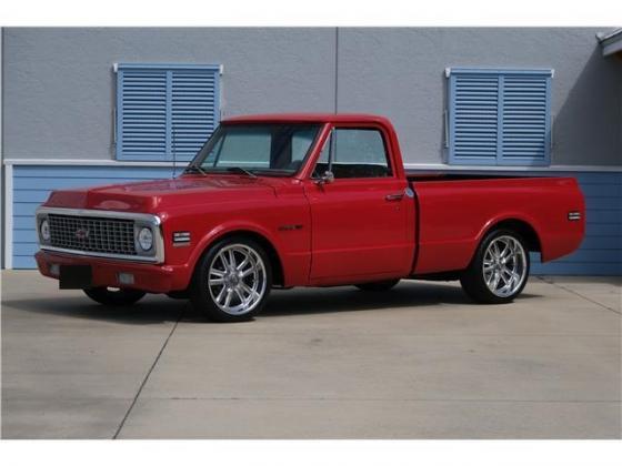 1971 Chevrolet C 10 LS V8 automatic transmission custom exhaust