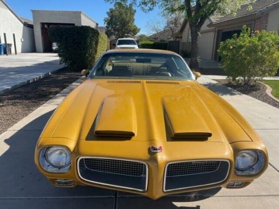 1970 Pontiac Firebird formula 400 4 speed Coronado Gold paint