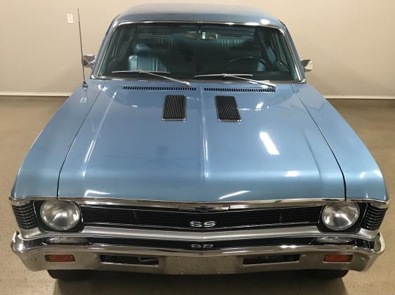 1969 Chevrolet Nova Glacier Blue 31157 Miles