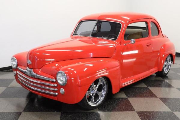 1947 Ford Deluxe Coupe exceptionally curvaceous body 1529 Miles