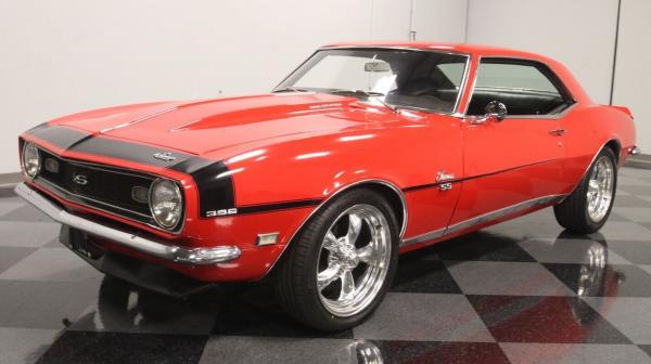 1968 Chevrolet Camaro SS 454 Tribute bold red color 55271V Miles