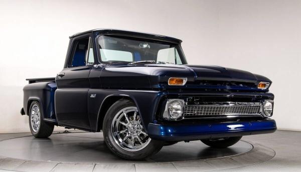 1966 Chevrolet C10 Pickup Truck Honda Obsidian Blue Pearl 1033 Miles