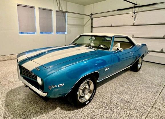 1969 Chevrolet Camaro Z28 fully restored engine 55000 Miles