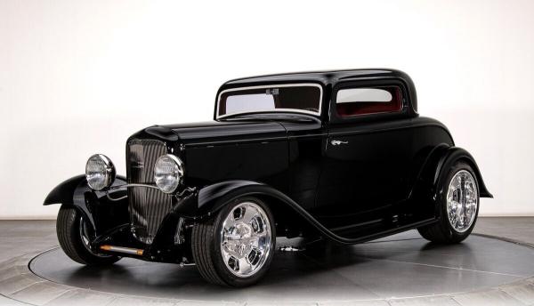 1932 Ford 3 Window Coupe Custom ZZ427 V8 5 speed quintessential classic