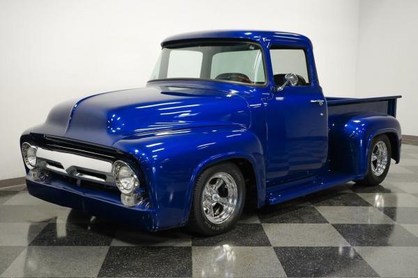 1956 Ford F 100 Big Window Restomod strong driving components