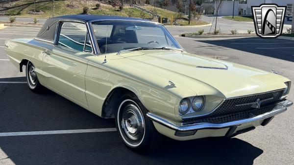 1966 Ford Thunderbird Landau Coupe Ivy Yellow over sleek black