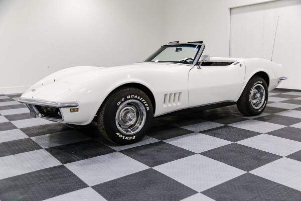 1968 Chevrolet Corvette Convertible 906 Miles White