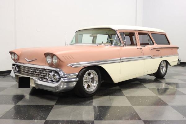 1958 Chevrolet Biscayne Brookwood Wagon 12147 Miles